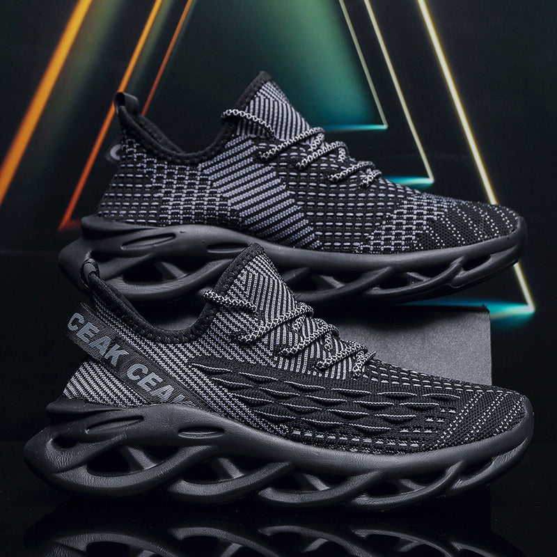 Men'S Blade Sneakers, Breathable Shock Absorption Running Shoes Lightweight Non-Slip Shoes for Jogging Tennis Gym, Walking Sneakers, Athletic Shoes