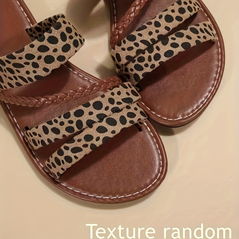 2023 New Women's Flat Woven Sandals, Women Shoes