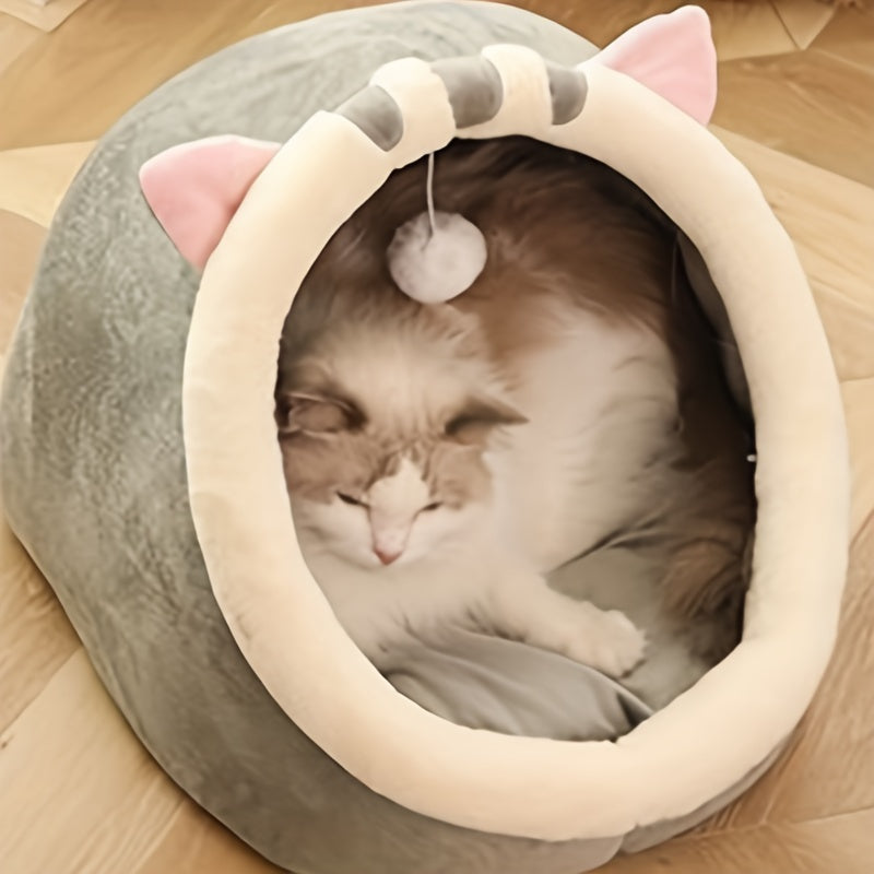 A Cute And Soft Cat Bed, Comfortable for Cats, Breathable for Sleeping, Suitable for Cats of All Sizes to Use Throughout The Year