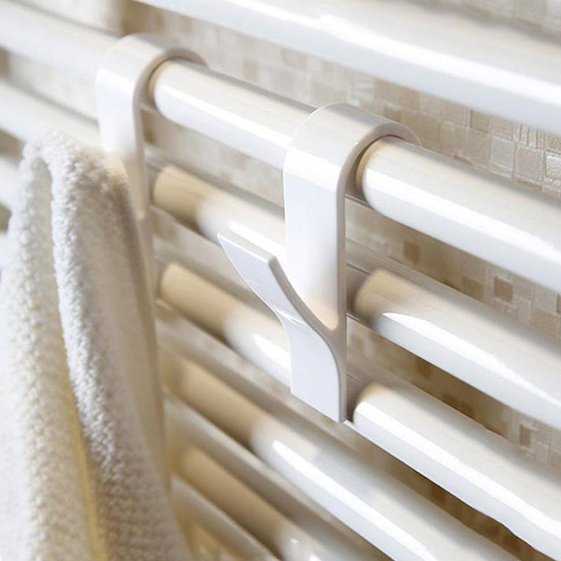 1pc Heated Towel Radiator Hook, Radiator Rail Bath Hook Holder Hanger, Plain Belt Hook, Hanging Hook For Bathroom And Kitchen