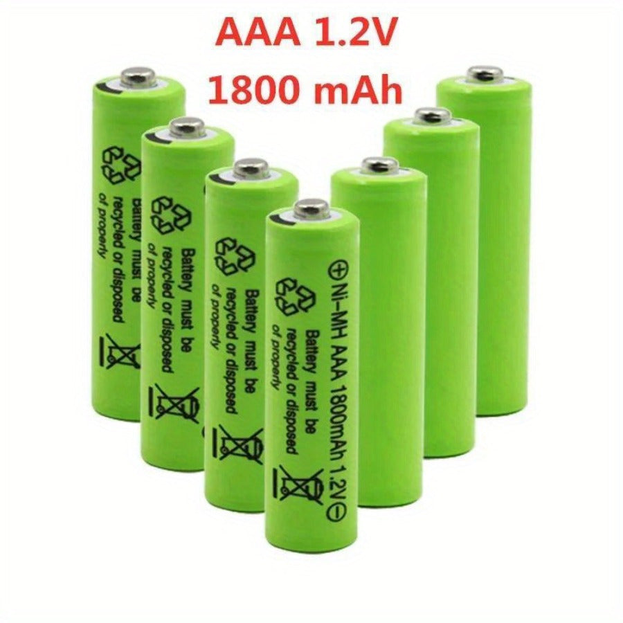 4~24pcs Rechargeable Battery AAA 1800mAh Ni-MH Rechargeable 1.2V 3A Battery for LED Light Toy Mp3 Camera Flash Razor CD Player Wireless Mouse Keyboard