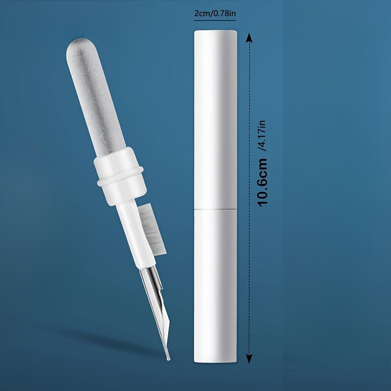 Portable Earbud & Keyboard Cleaning Pen / Compatible for Earphones, Smartphones, Tablets, Laptops / Compact Debris Remover for Earbuds Maintenance