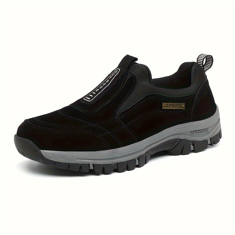 Men's Plus Size Loafers Flat Shoes Walking Shoes Slip-On All-Season Anti-Slip Comfortable Hiking Shoes