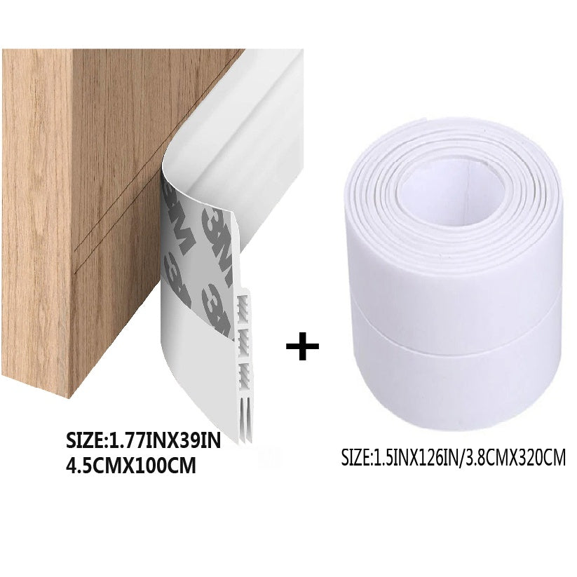 Draft Stopper for Doors, Weatherproofing Seal, Bottom Sweep for Both Exterior And Interior Doors, And a Noise And Dust Insulation Blocker for Garage Windows.