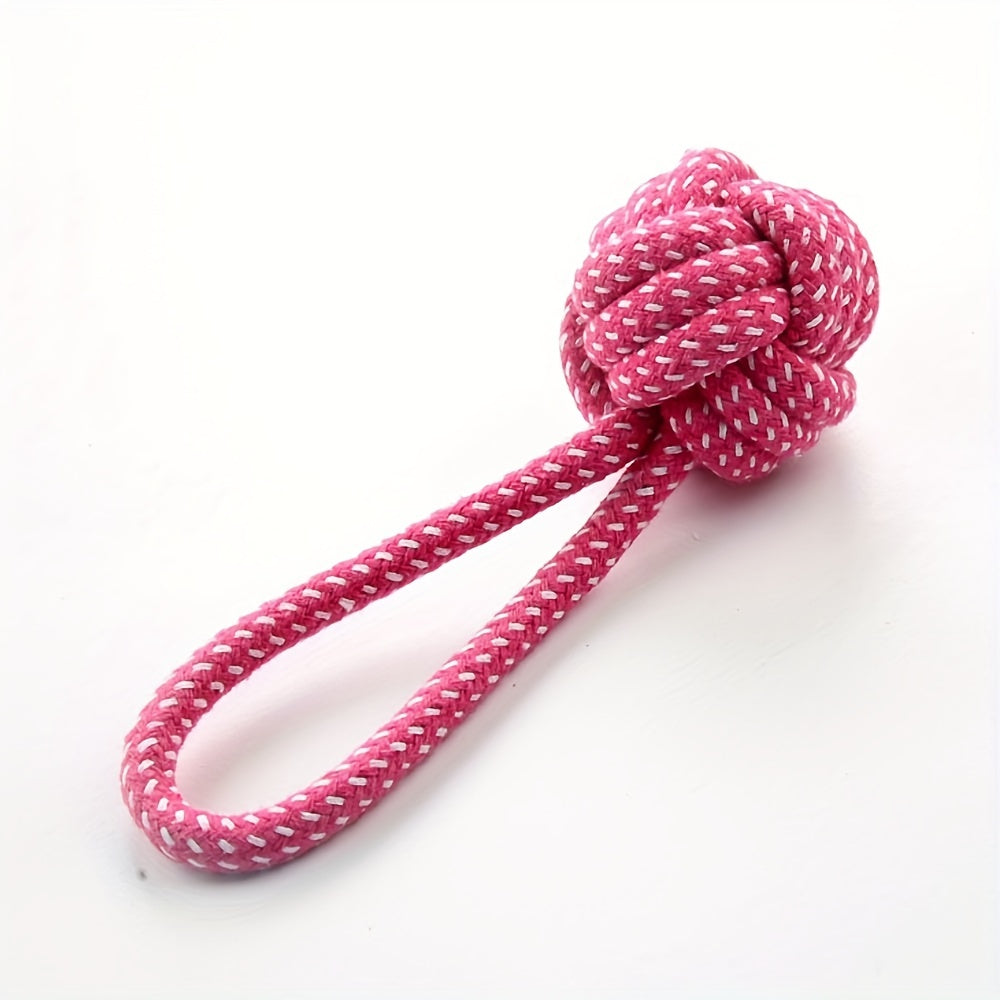 Pet Dog Toys for Small Medium Dogs Toy Interactive Rope Puppy Tug of War Toys Ball for Dogs Accessories Toothbrush Chew Puppy Toy 1pc Random Color