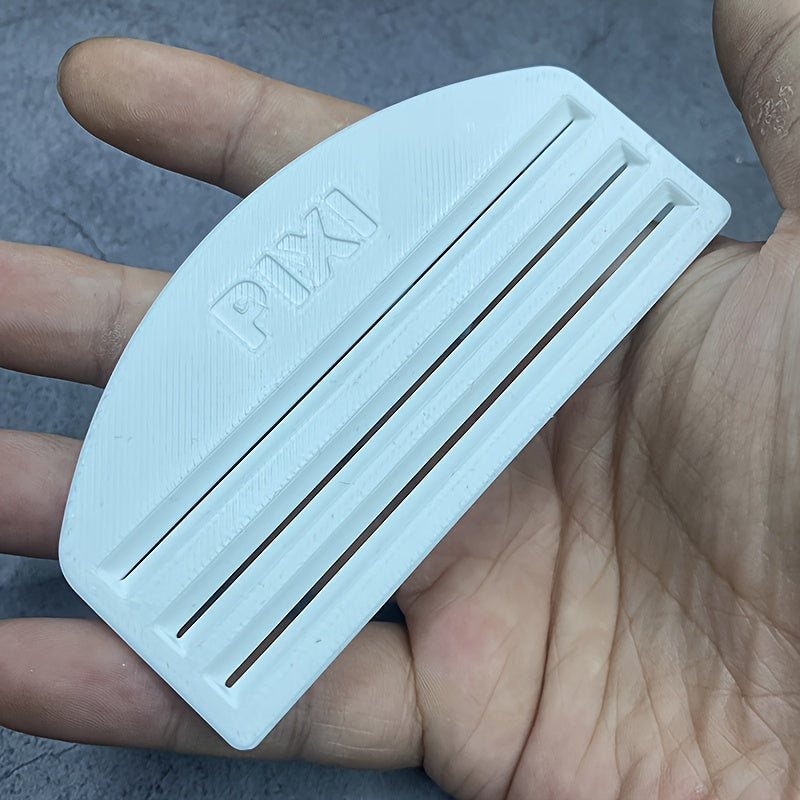 Cat Food Squeezer/Heavy-Duty Plastic Pet Food Dispenser/Non-Slip Base/Easy-Open Lid/No Assembly Needed/Compact Design/Durable Plastic/Random Color/Without Battery