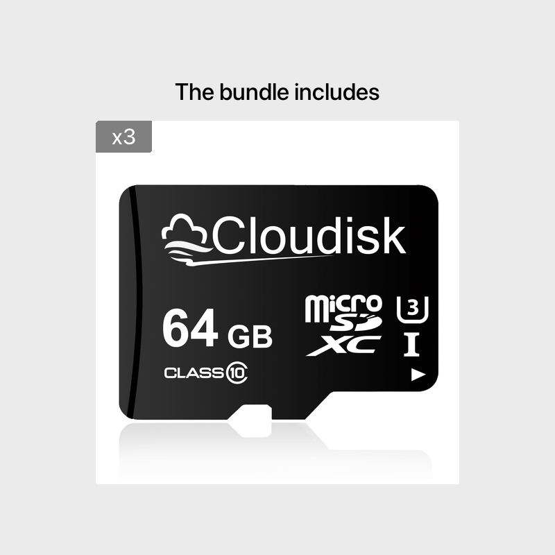 Cloudisk Micro SD Card 1GB 2GB 4GB 8GB 16GB 32GB 64GB 128GB 256GB 512GB | C10 U3 U1 V30 A1 A2 UHS-I MicroSDHC MicroSDXC Memory Card, Small Capacity for Small Files Storage and Company Use