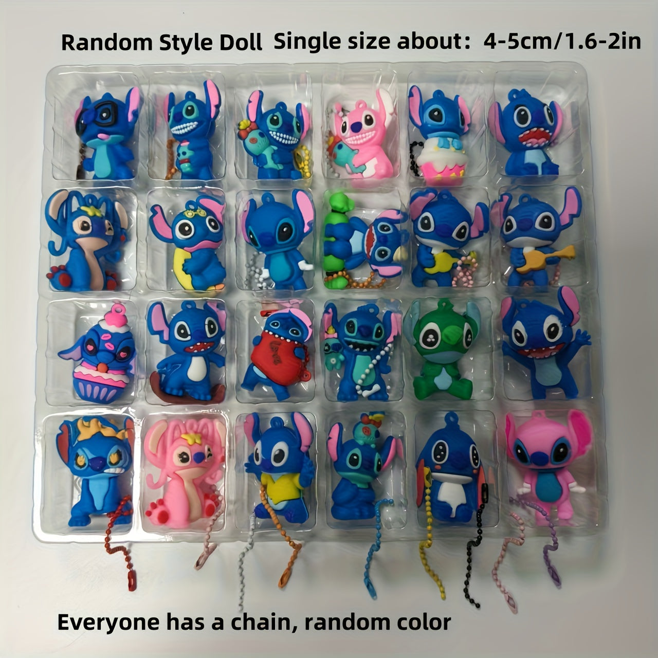 24pcs Stitch Halloween Advent Calendar 2025, Christmas Countdown Calendar with Mini Dolls, Small Anime Figure Models for Birthday Christmas Halloween Valentine's Day Gifts, Surprise Box for Boys And Girls, Back to School Gifts