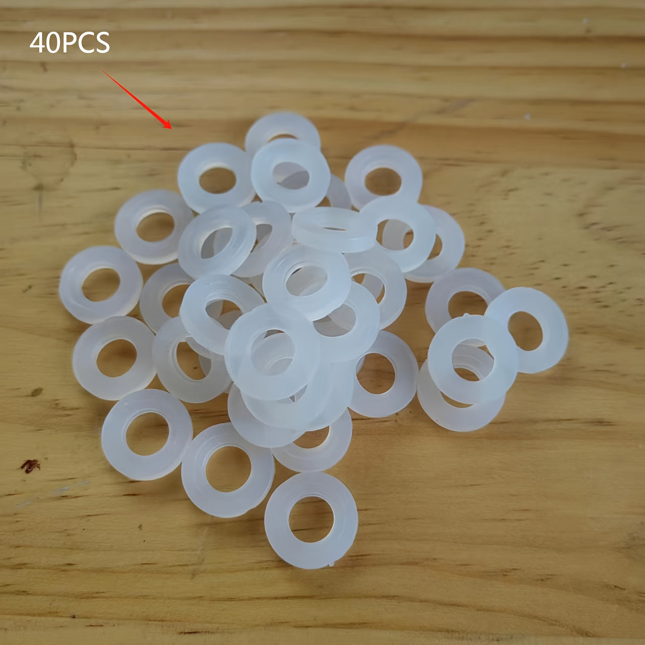 10/20/30/40/50pcs Household Pipe Fittings White Silicone Sealing Leakproof Gasket, for 1/2 "pipe Sealing Silicone Ring, Hot and Cold Silicone Ring, Drainage Connection High Quality Heat- Leakproof Silicone Gasket 3mm Thickness. Durable