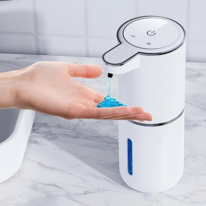 1x 380mL Automatic Soap Dispenser | Charging, Wall-Mounted, Plastic, Lithium Battery, Capacity