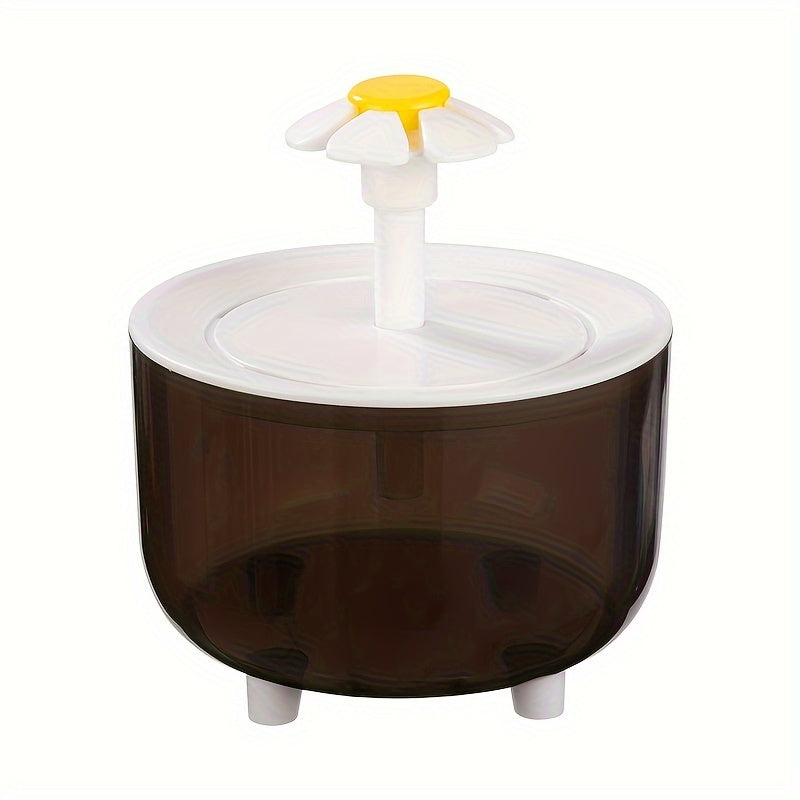 1pc Whisper Quiet 1.5L Usb-Powered Pet Water Fountain, Automatic Circulation, Easy Clean Design for Cats & Small Pets, No Battery Required
