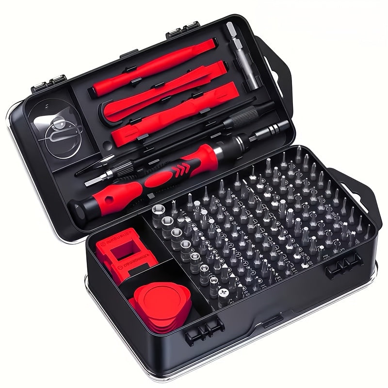 117-In-1 Precision Screwdriver Set, Essential Repair Tools for Home, -Shaped Hex Screwdriver Kit