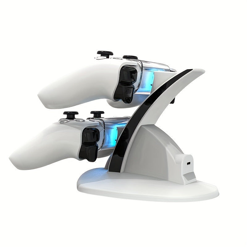 Controller Charging Stand for PS5, Dual Charging Dock Station Charging P-5 Charger Dock for Playstation 5