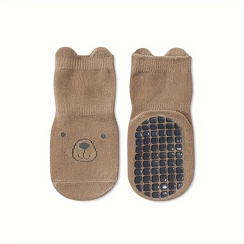 Baby Non-slip Floor Socks with Grips Anti-Slip Crew for Infants Toddlers Boys And girls
