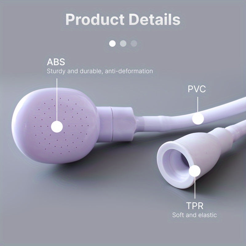 1pc Faucet Washing Hair Shower Pet Cat Dog Bath Faucet Sprayer, Multi-purpose Faucet, Shower Spray Head Convenient Easy InstallationFor shower use only