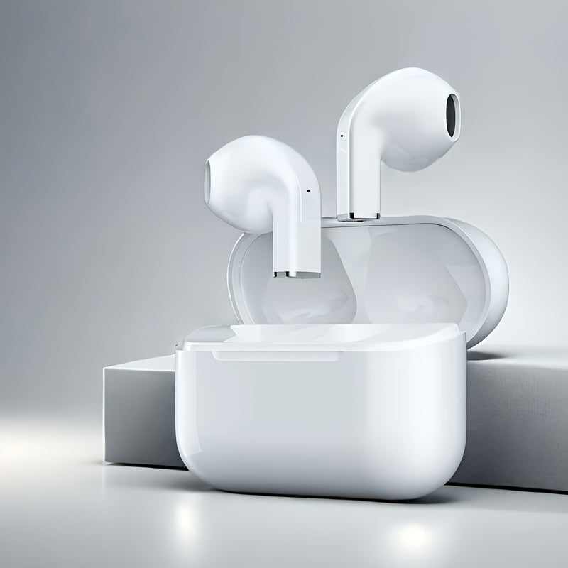 Lightweight Plastic True Wireless Earbuds 5.3 TWS HiFi 9D Stereo HD Smart Mini Earphones - Condenser Mic, Touch Control, Anime/Cartoon Design, Semi-Open-Back Headset for Casual Use, Clear Calls, Sports - Compatible 2025