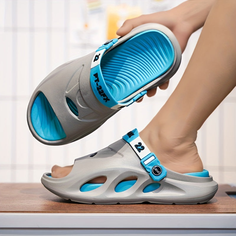 Men'S Summer New Thick-Soled Massage Slippers, Trendy And Versatile, Suitable for Couples, Durable And Comfortable Outdoor Sandals.