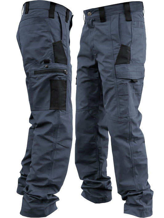 1pc Men's Tactical Cargo Pants with Multiple Utility Pockets - Heavy-Duty Tactical Gear Pants for Outdoor Hiking, Construction Work, Camping & Hunting | Durable Tactical Pants Suitable for Spring/Fall/Summer, Hand Washable Workwear