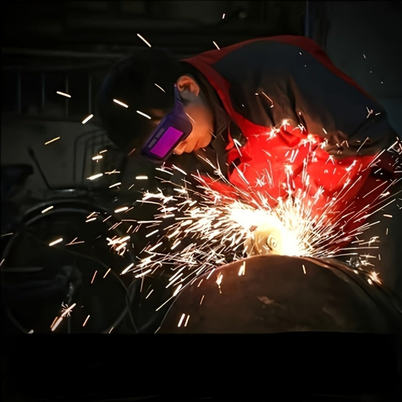 Auto Darkening Welding Glasses | Anti-Glare Lens, Solar-Powered & Battery-Powered, Ergonomic Design for Enhanced Visibility & Comfort, Durable Plastic Construction, Welding Accessories, Protective Eyewear, Comfortable Fit Goggles