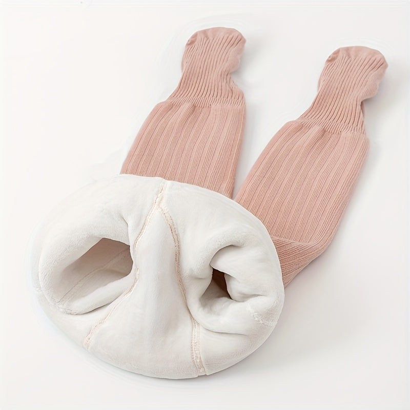A Pair of Thickened And Warm Tights for Girls, Suitable for Infants to Wear Outside During Winter to Keep Warm