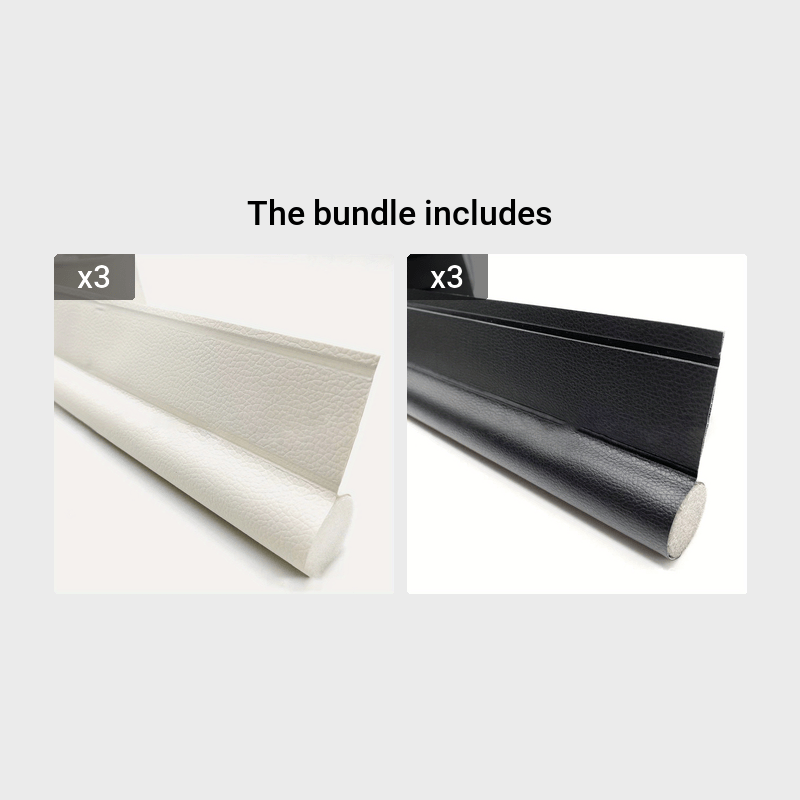 TPE Material Adjustable Weatherstrip Door Sweep | Single-Sided Foam Blocker, 20mm Thick