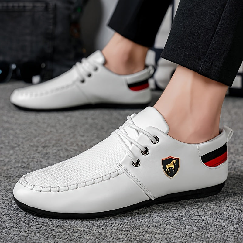Men's Low-top Casual Slip-on Mules, Exquisite Patterned and Striped Design Loafers, Offering Excellent Comfort, Breathable and Cool, Suitable for Outdoor Activities, Jogging, Walking, Business Shoes | Casual Shoes | Clogs | Loafers