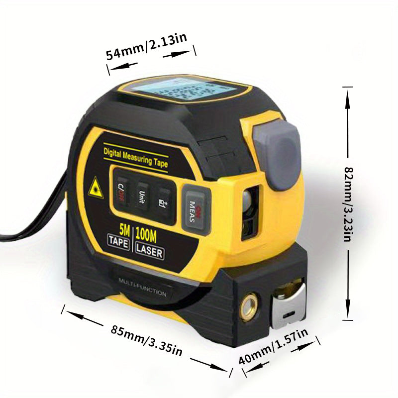 MIGPRC High Precision Laser Rangefinder Steel Tape Measure