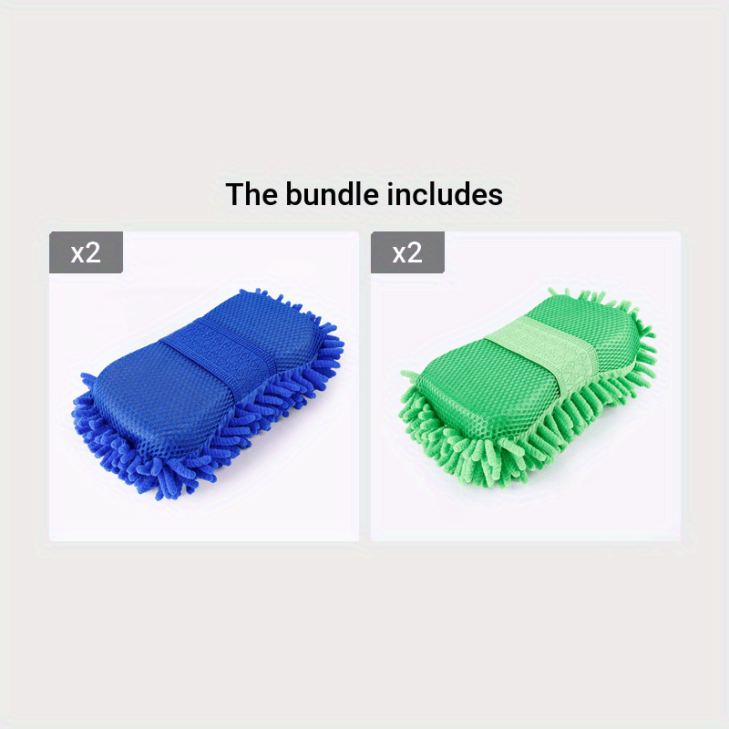 Coralline Sponge Car Exterior Cleaning Sponge Block Car Glass Cleaning Soft Brush Detail Cleaning Brush Car Wash Dust Cleaning Supplies
