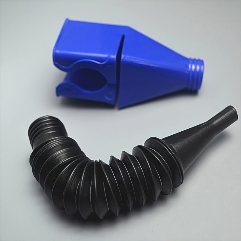 Portable Foldable Telescopic Oil Funnel, Durable ABS with Sturdy Construction, Quick-Connect Nozzle and Square Mouth Design, Hands-Free Pouring for Cars Trucks Motorcycles, Cross-Border Compatible Auto Oil Change Accessory