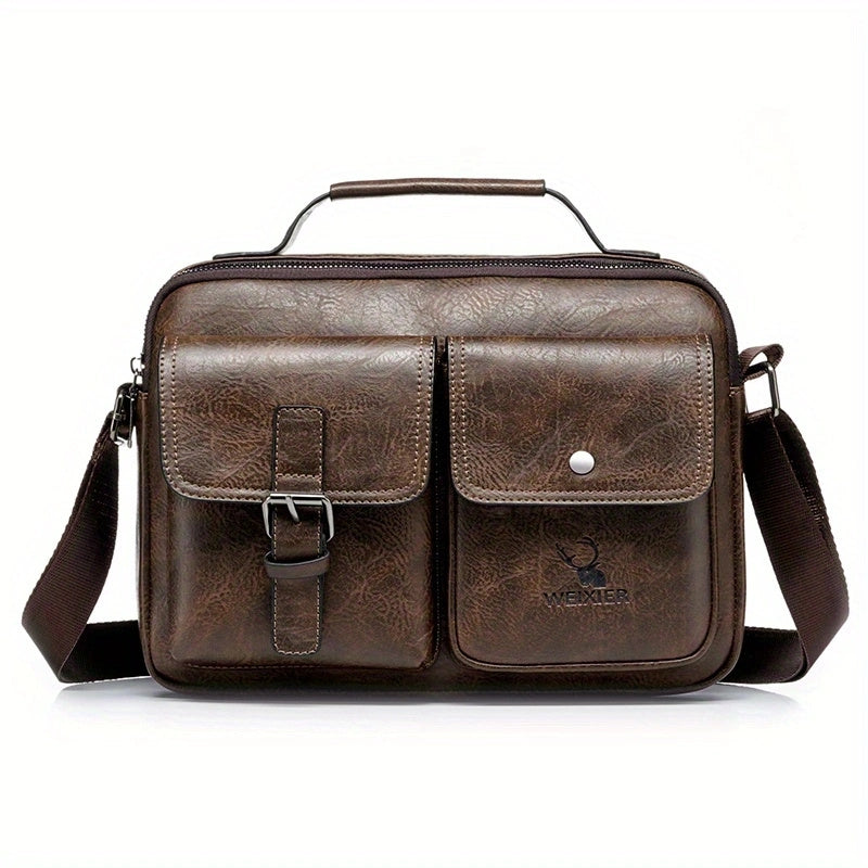 Men's Single-Shoulder Bag, Crossbody Bag, Business Messenger Bag, Shoulder Bag, Handbag, Casual Bag for Men