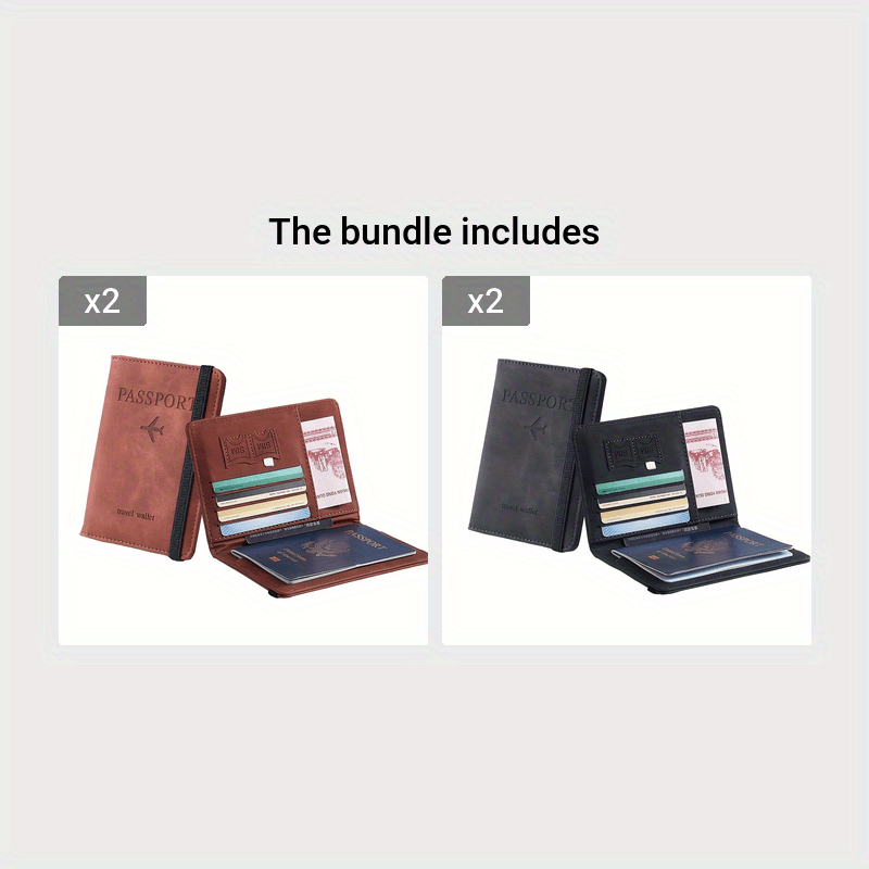 1pc RFID Passport Holder, Thin Passport Wallet, Surface, Multi Functional Wallet, Travel Passport Holder, Cute Card Holder