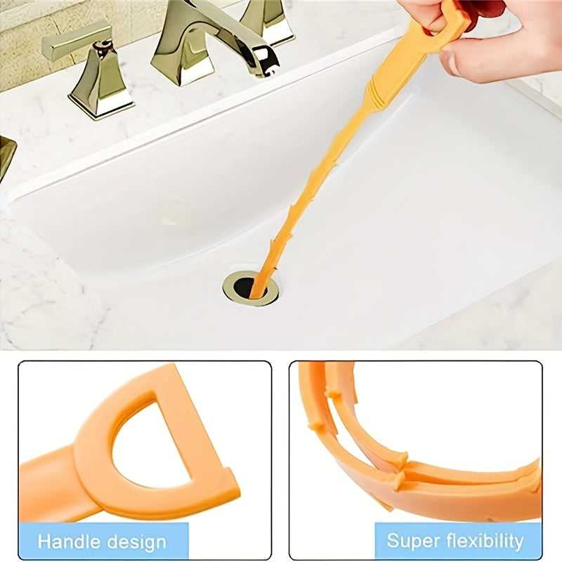 1pc of 19.6-inch Drain Tools for Unclogging, Including Hair Cleaning Drains Tool, Shower Drain Unblocker, Sink Clearing, and Hair Remover Suitable for Showers, Kitchen Sinks, Bathtubs, and Bathroom Accessories