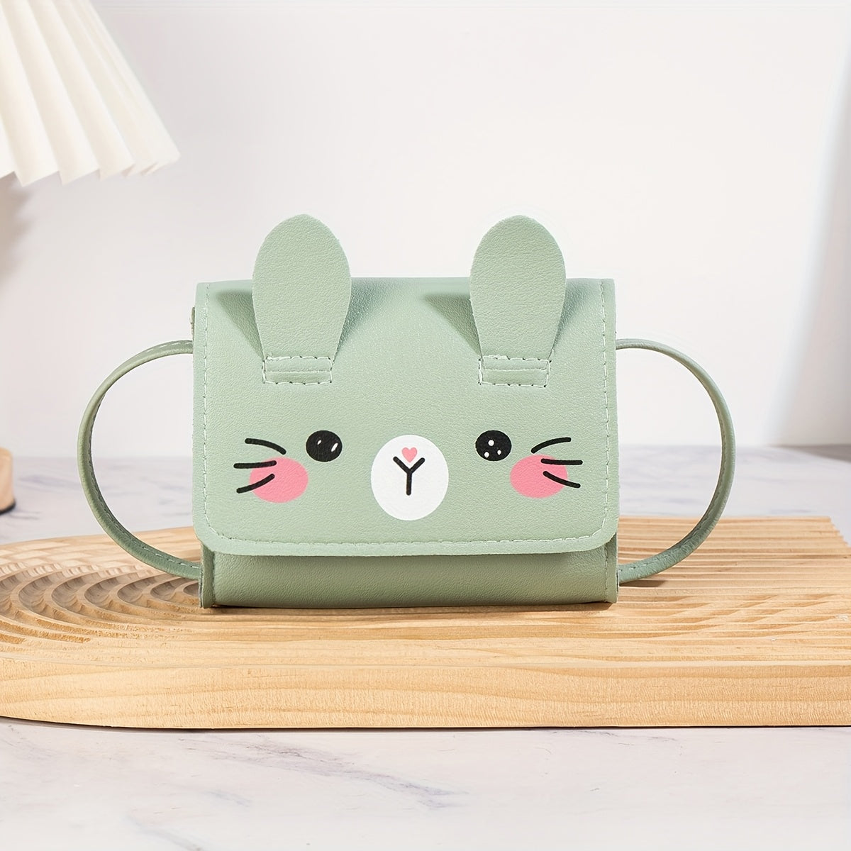 A Cute And Casual Cat-Themed Crossbody Bag, Compact And Lightweight, Perfect for Coins And As a Portable Makeup Pouch