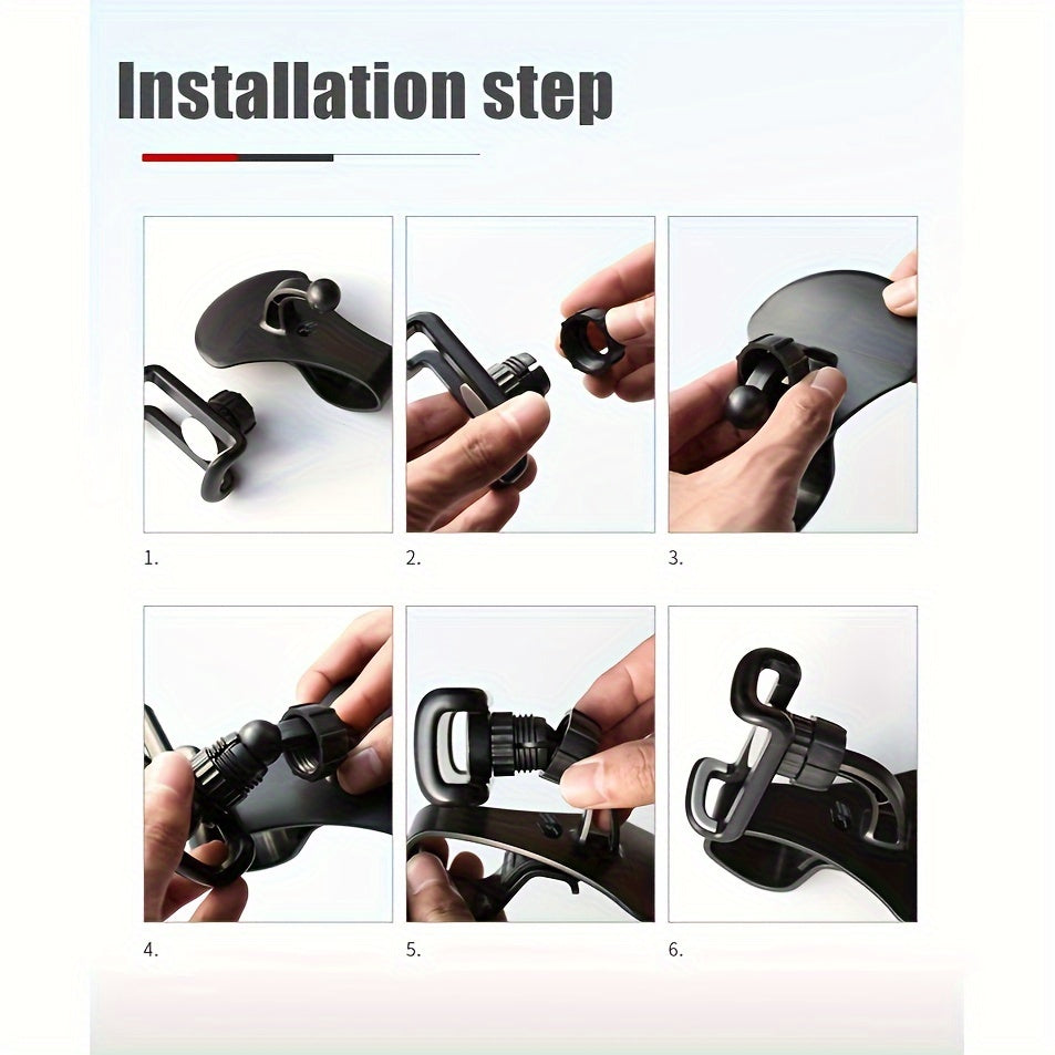Versatile Universal Car Phone Holder with an Easy Clip Design for Mounting on The Dashboard, Suitable for GPS Navigation And Phone Support