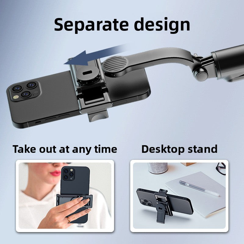 Kafile selfie stick multi-function Bluetooth tripod portable 360-degree live broadcast mobile phone holder camera artifact