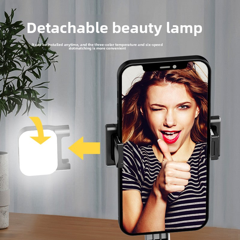 Kafile selfie stick multi-function Bluetooth tripod portable 360-degree live broadcast mobile phone holder camera artifact