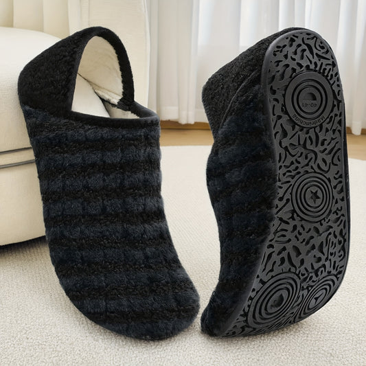 Women And Men Rubber Sole Soft-Lightweight Flat Shoes Non Slip House Gifts for Couple Slipper Designed for Wide Feet, Women Shoes