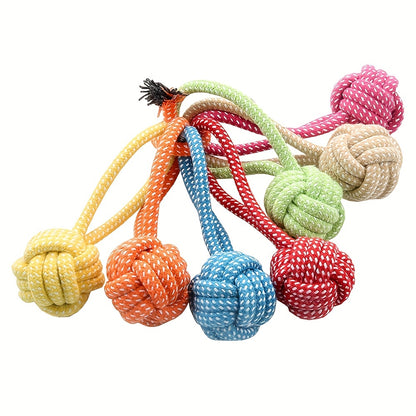 Pet Dog Toys for Small Medium Dogs Toy Interactive Rope Puppy Tug of War Toys Ball for Dogs Accessories Toothbrush Chew Puppy Toy 1pc Random Color