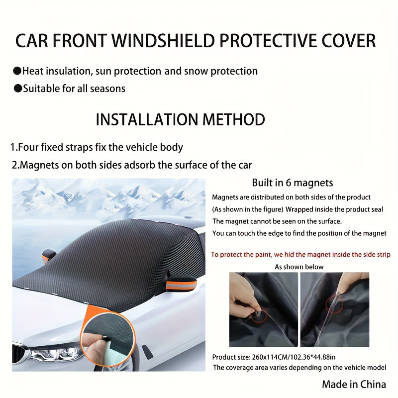 Car Windshield Snow Cover Oxford Cloth Snow Cover