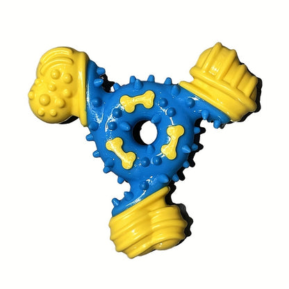 Deep Cleaning of Teeth for Pets, Grinding Toys, Nylon Biting Glue, Triangular Bone, Bite Resistant Teeth Cleaning Stick, Dog Biting Interactive Puzzle Toy