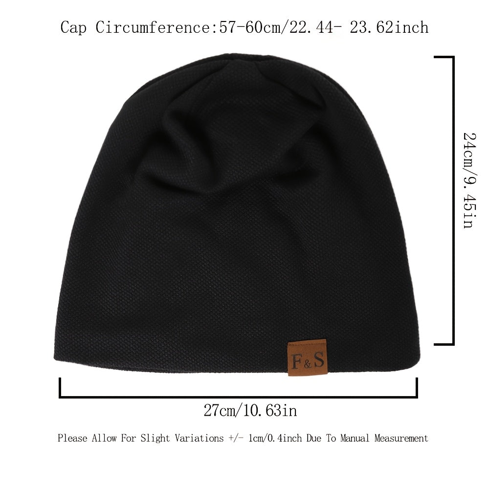 Spring, Autumn/Fall Men & Women Warm Beanie Hats | Premium Quality, Soft Touching, Good Choice to Complement any Outfits, Built-to-Last, Classic, Top Option For Gifts, Casual Style, High Stretch, Woven Fabric