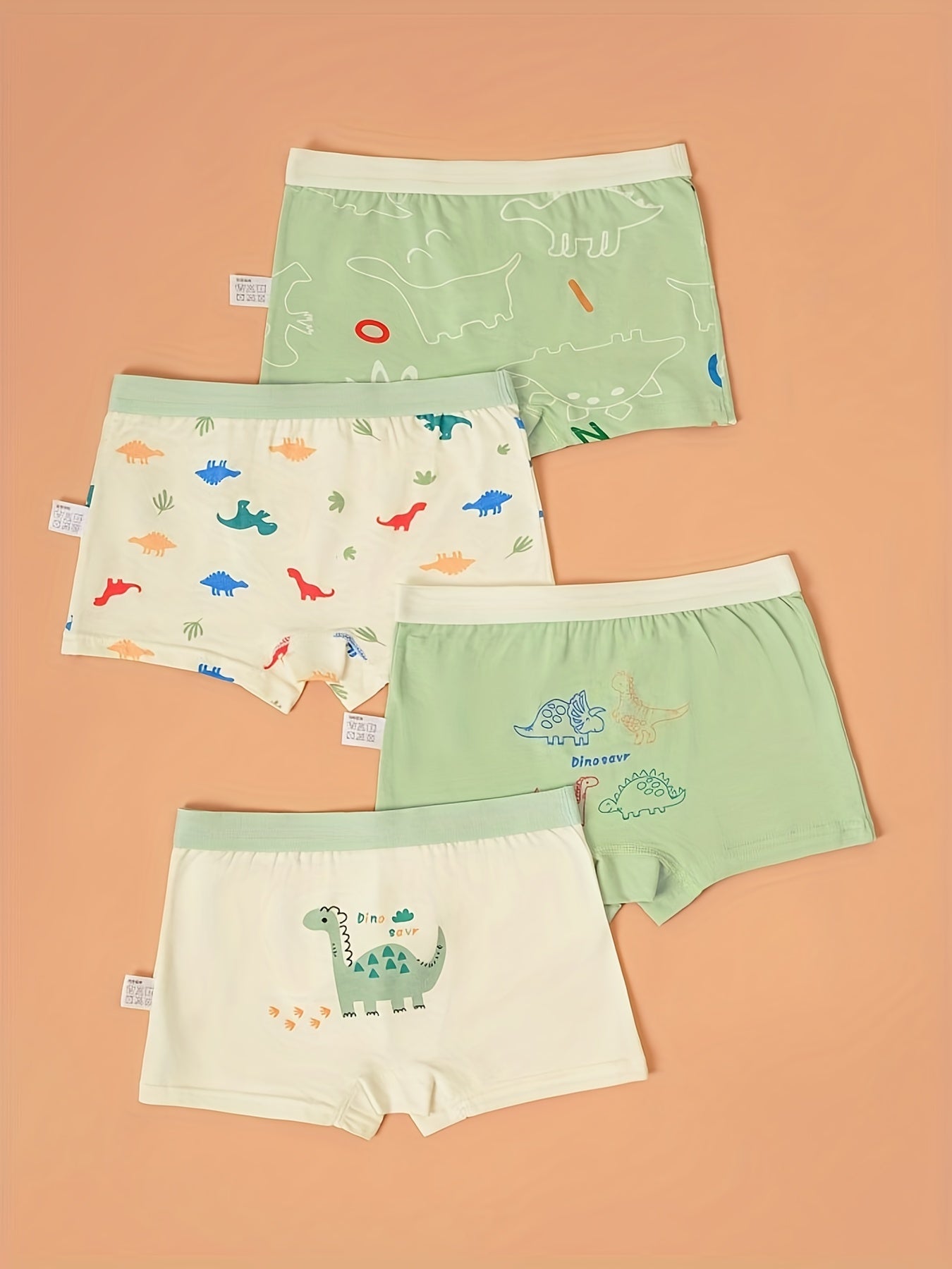 4-Pack Boys' Cartoon Print Briefs | All-Season Comfort, Regular Fit, Slight Stretch