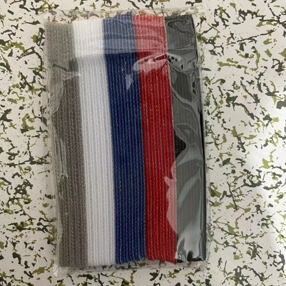10/50pcs Advanced Adjustable And Reusable Cable Management Strap, 4.3 Inch Multi Color And Mixed Color Optional Microfiber Tape With Hooks And Buckles, Effectively Organizing Cables And Wires