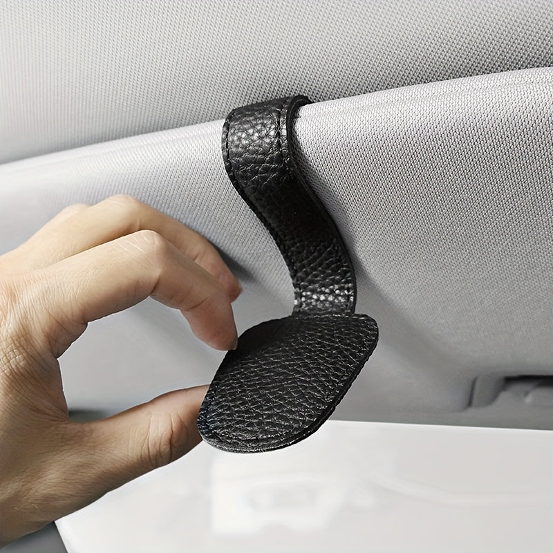 [PVC | Sun Visor Clip] PVC Sun Visor Glasses Clip | 1 Holder, Storage Rack, In-Accessory