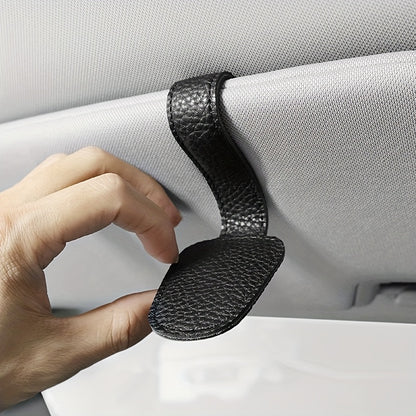 [PVC | Sun Visor Clip] PVC Sun Visor Glasses Clip | 1 Holder, Storage Rack, In-Accessory