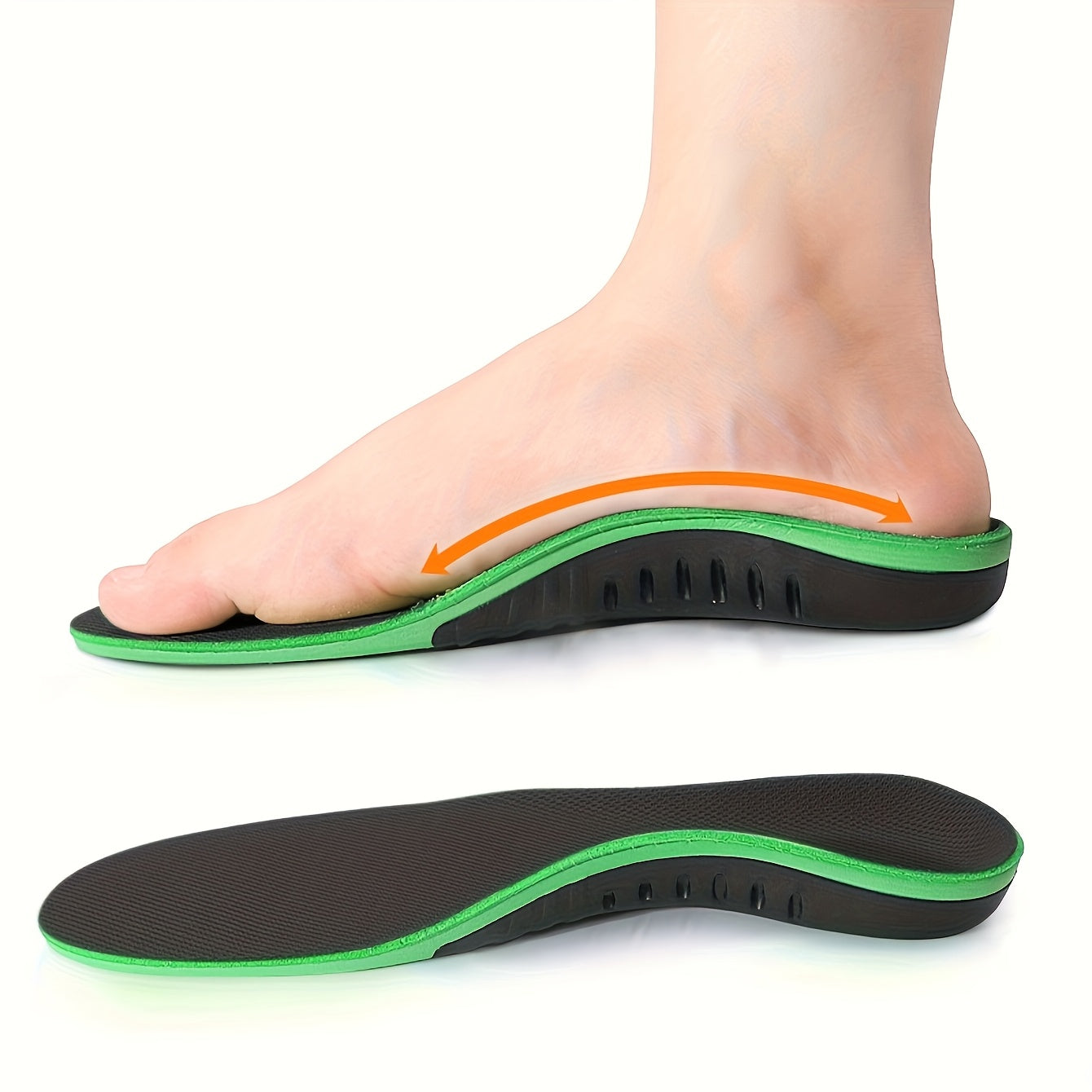 A Pair of Arch Support Insoles That Wick Away Sweat to Keep Your Feet Dry, Suitable for Replacing Insoles in Sports Shoes, Flat Shoes, And Casual Footwear