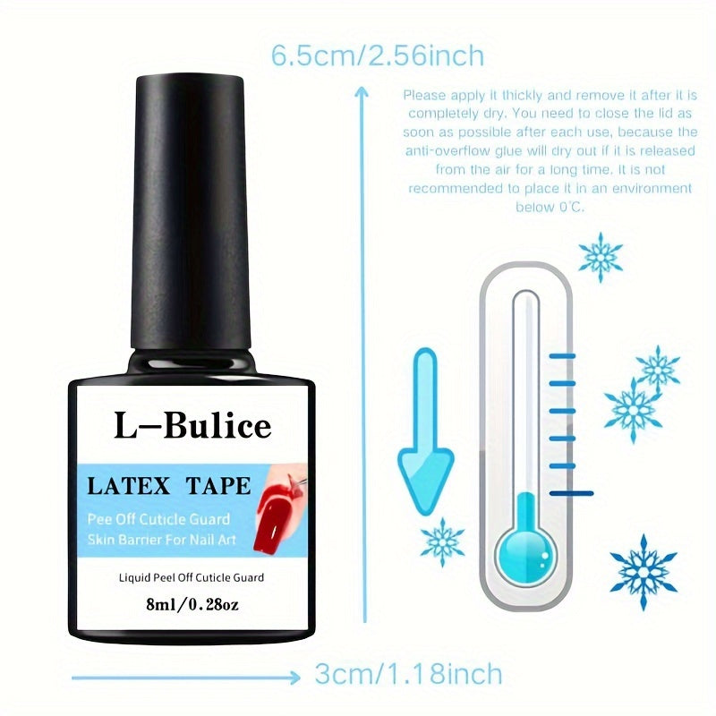 Nail Polish Spill Guard/Peelable Protective Product for Skincare Around The Nail Edges/Prevent Overflow During Nail Art