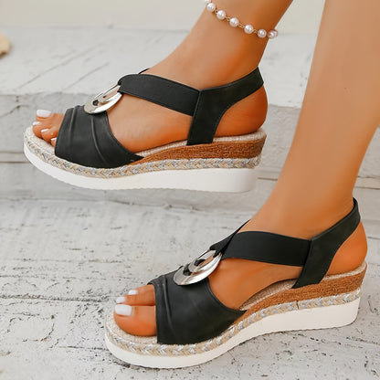 New Summer Women'S Collection, Woven with Hemp Rope, Roman Beach Sandals., Women Shoes