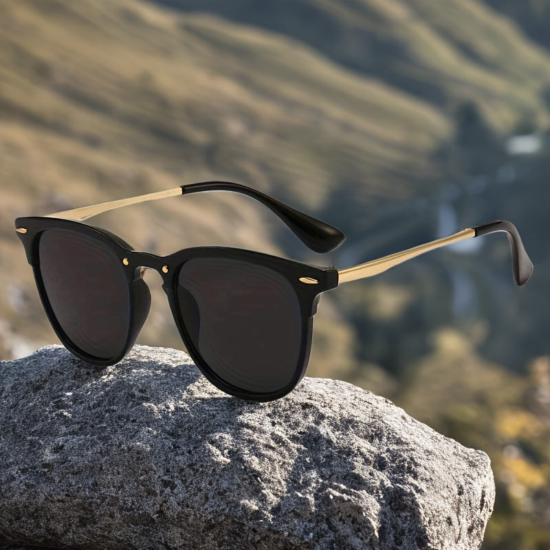 New Stylish Small Frame Round Semi-Metal Glasses for Men And Women, Trendy on Instagram