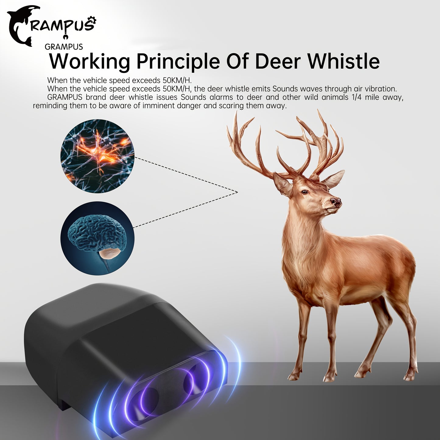 Deer Whistle Car Auto Automotive Interior Safety Products Animal Warning Devices